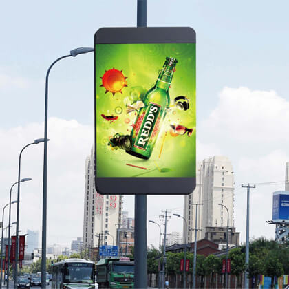 Light Pole Poster LED Display