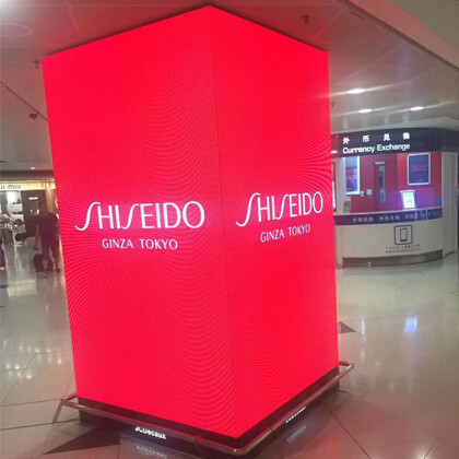 Cube Shape LED Display